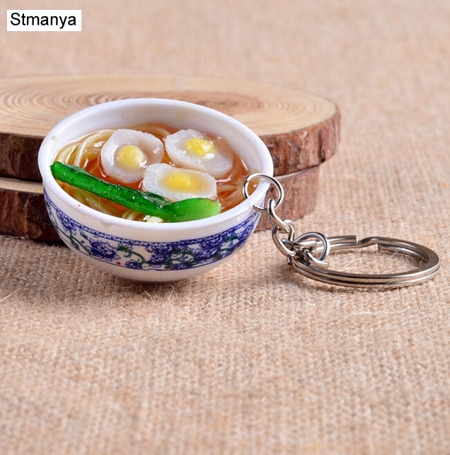 Food Zinc - Mini simülasyon gıda anahtarlık sevimli araba