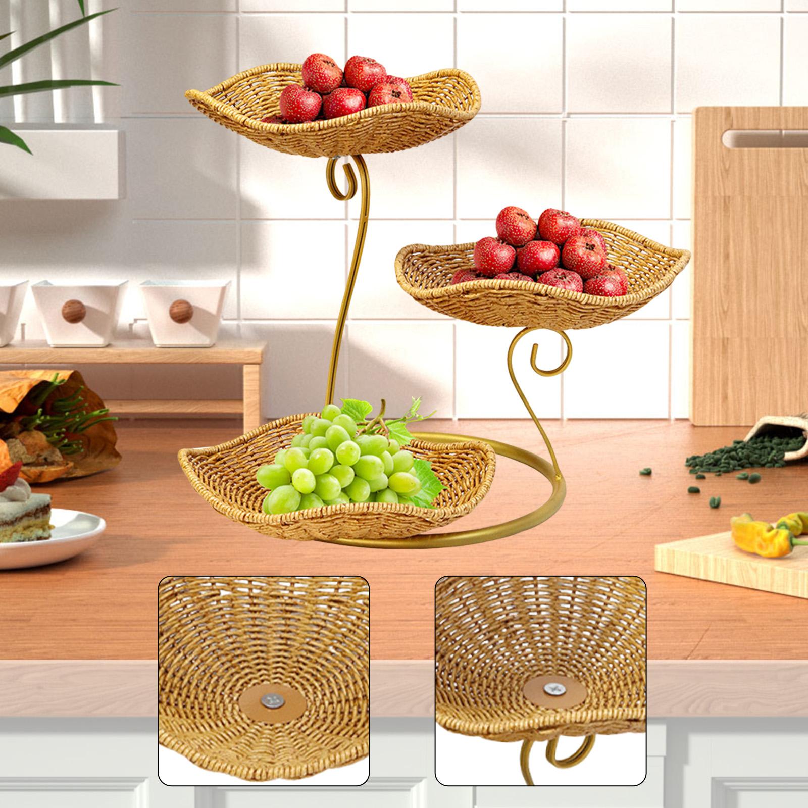 Nice Food Snacks - Güzel Meyve Sepeti 3 Katlı Atıştırmalıklar