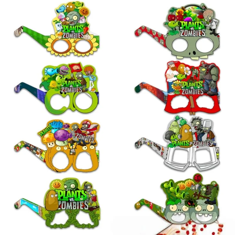 Zombie Snacks - 8 adet Bitki Vs. Zombi Tema