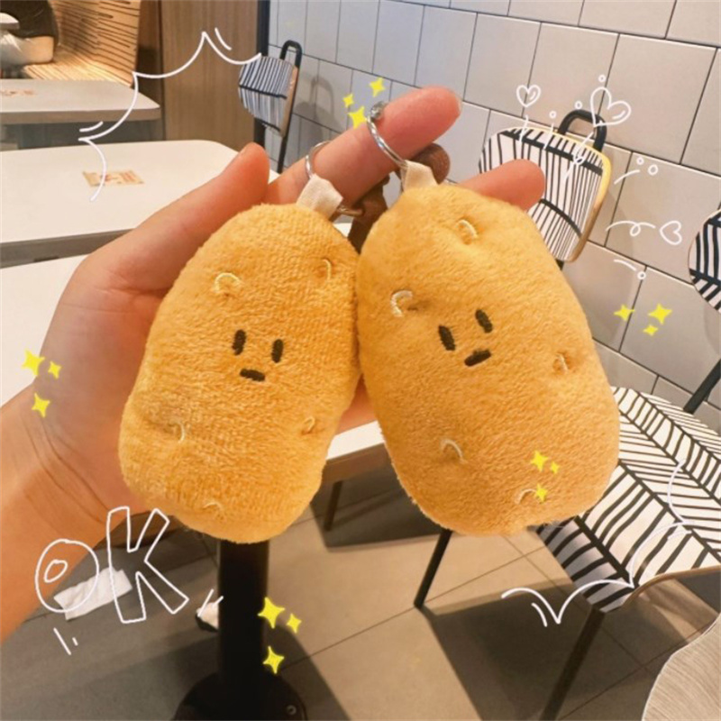 Food Zinc - Peluş küçük patates asılı dekorasyon dolması