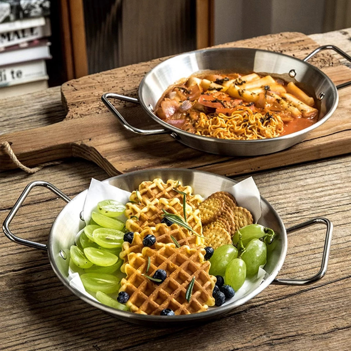 Paslanmaz çelik çift saplı den - Food And Snacks For Picnic incelemesi ve fiyatı