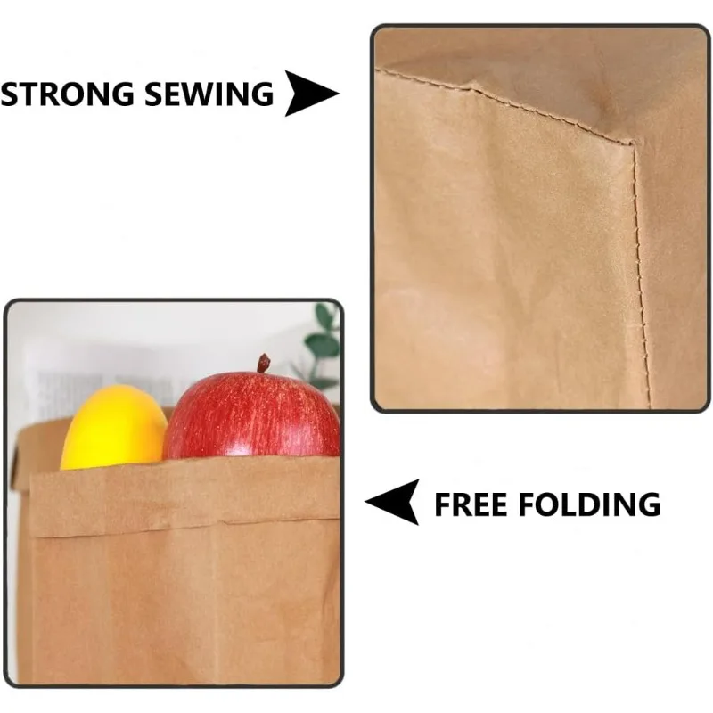 Yıkanmış Kraft Kağıt Çantalar  - Food Grocery Snacks incelemesi ve fiyatı